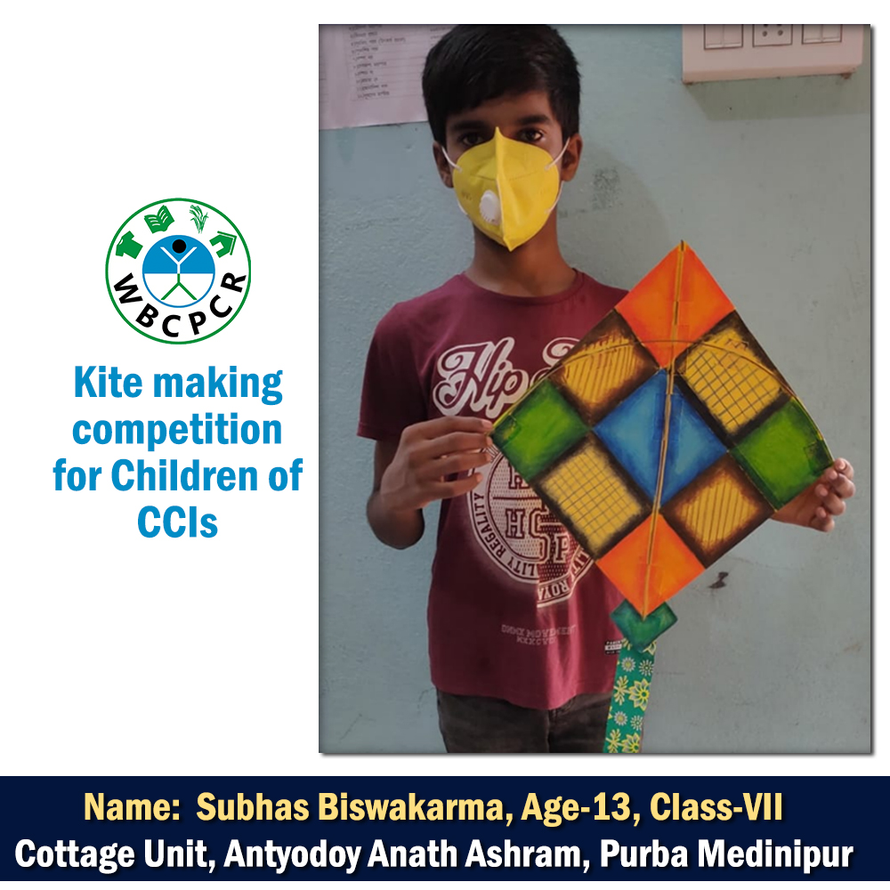 Kite making competition for Children of CCIs